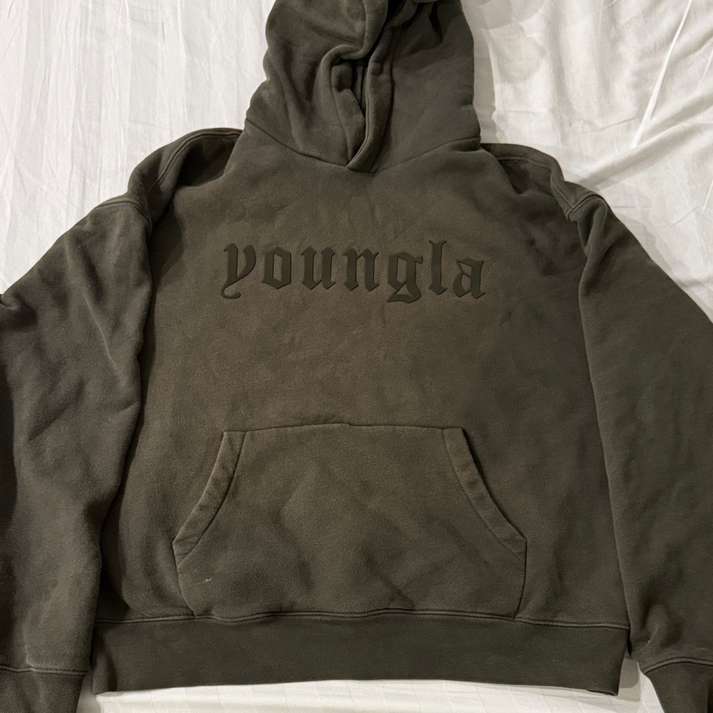 YoungLA Green Sweater Casual Comfort
